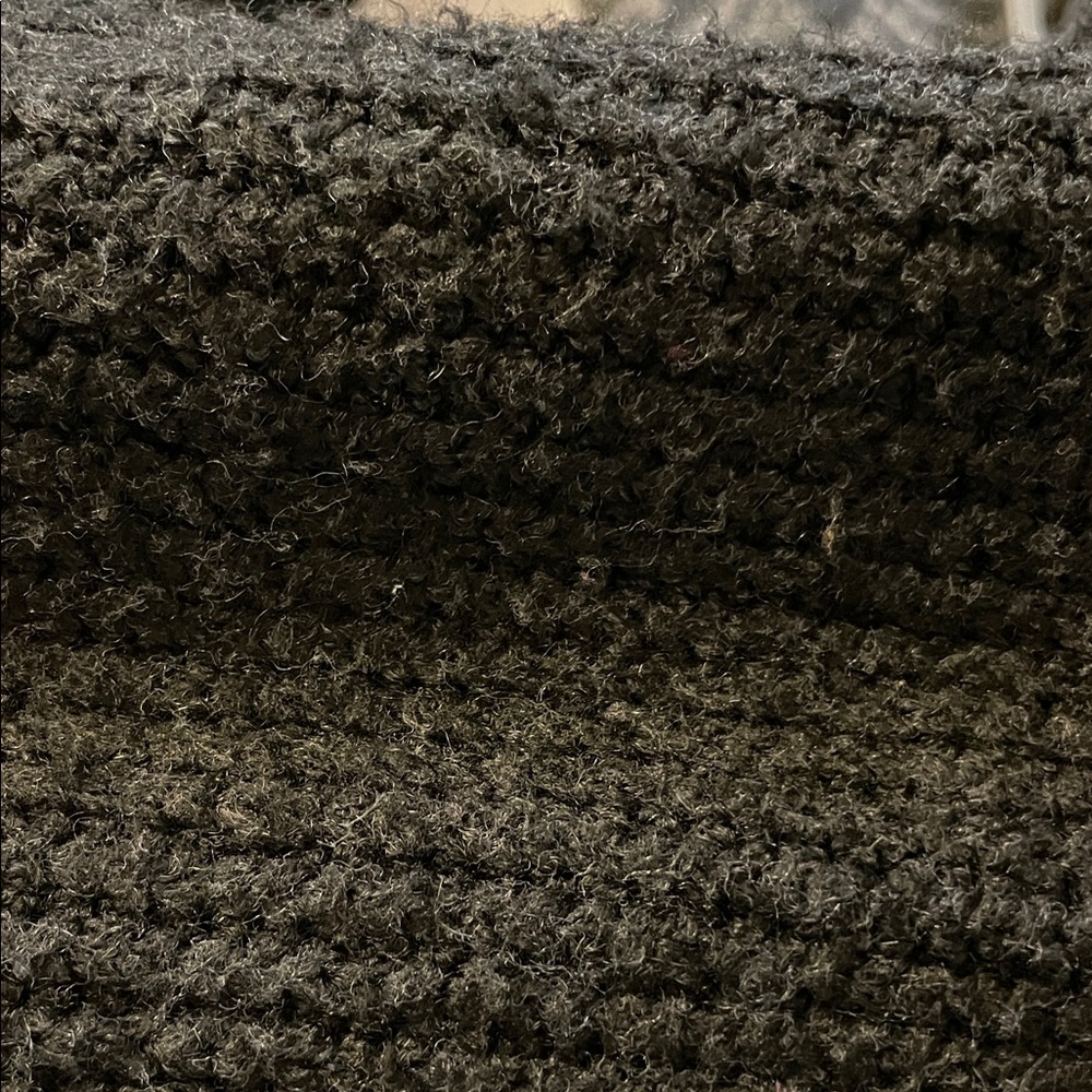 Love, Whit by Whitney Port, Side Tie Sweater in Dark Gray, M - Picture 9 of 9